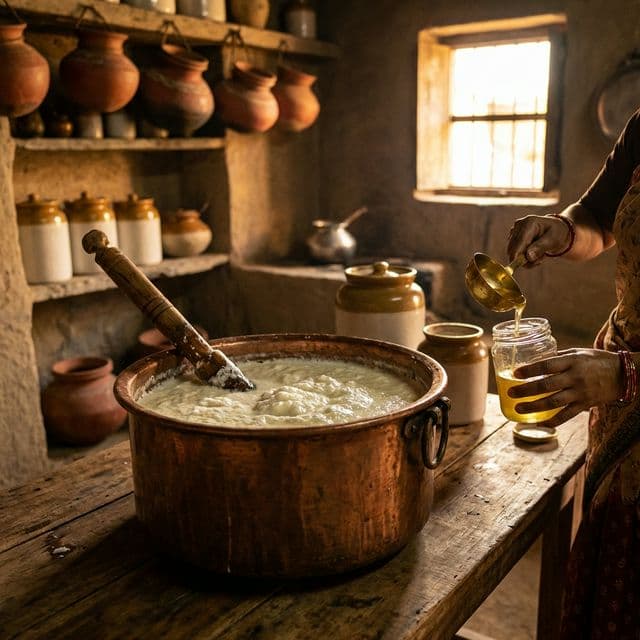 The Traditional Bilona Method: How We Make Pure Desi Ghee