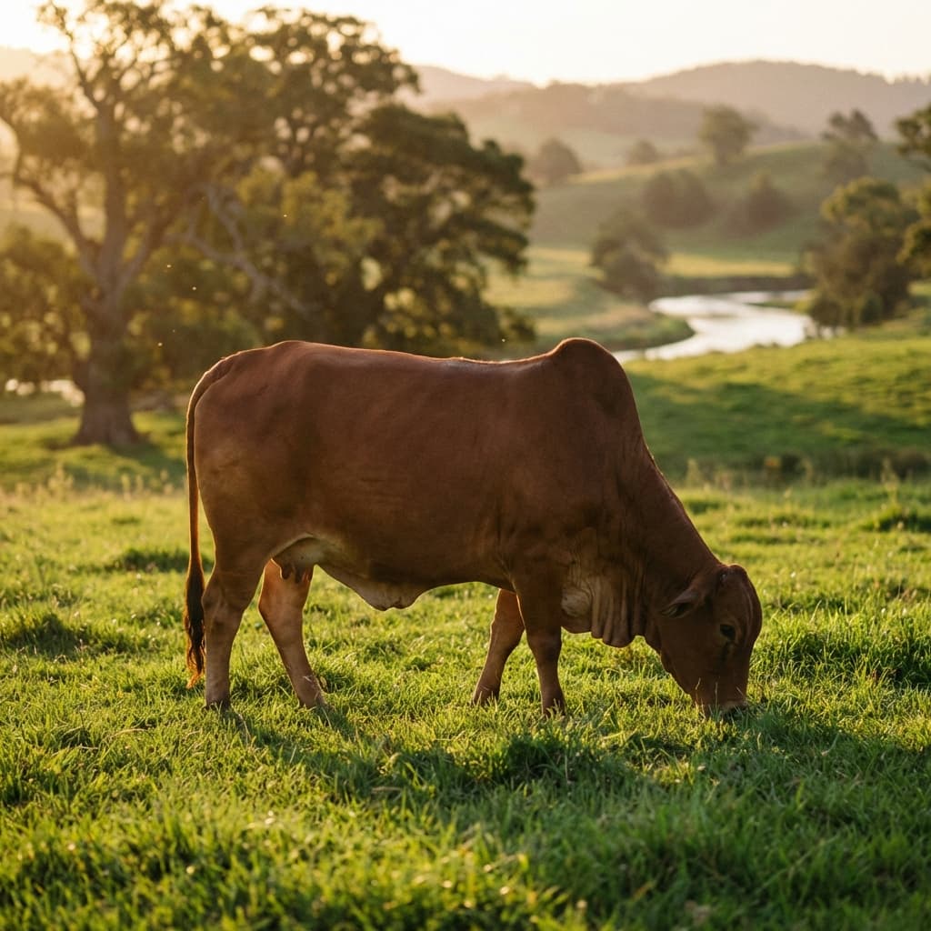 Sahiwal Cattle Grazing